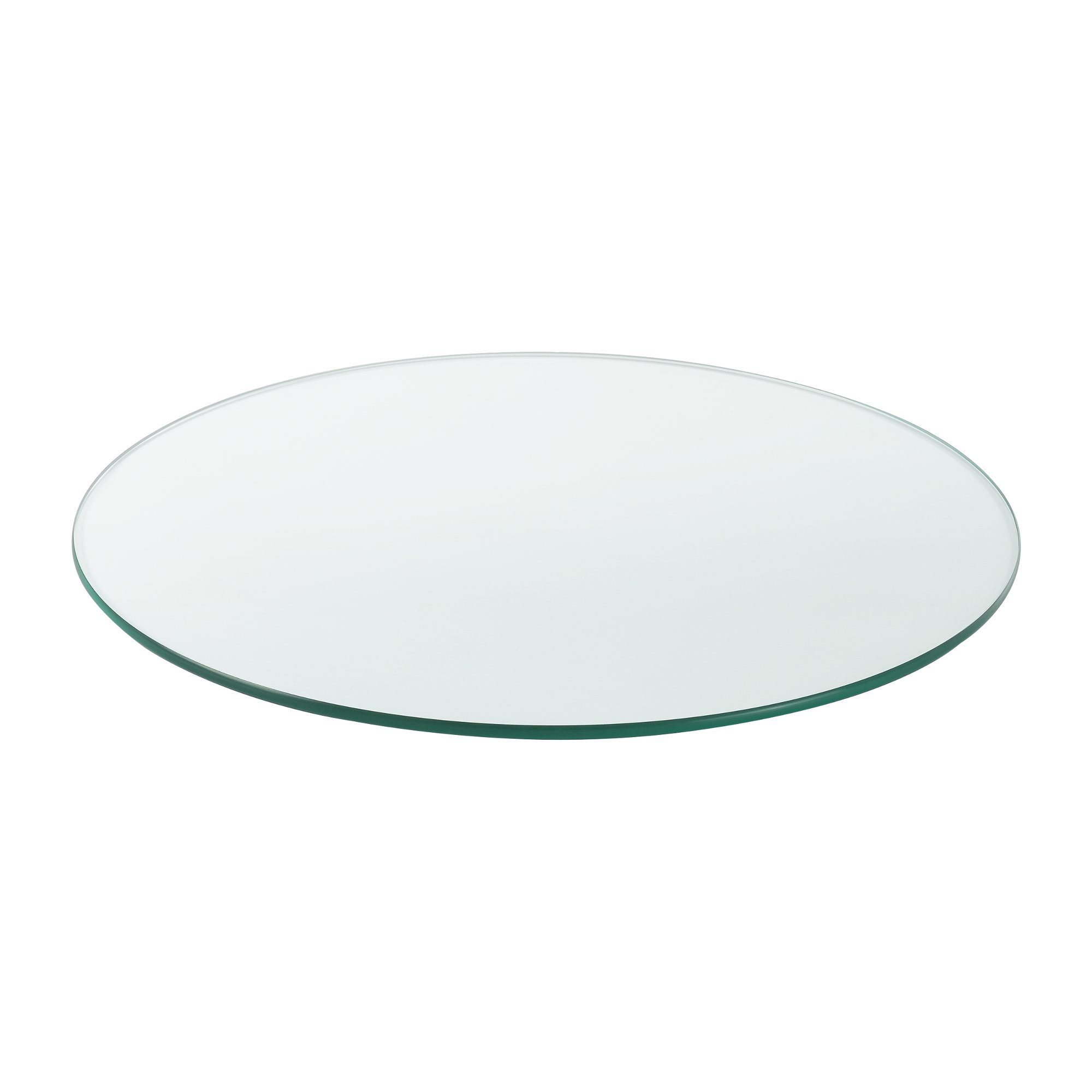 neu.haus Tischplatte, Glasgow Glasplatte ESG Sicherheitsglas 8mm Ø 30 cm Transparent