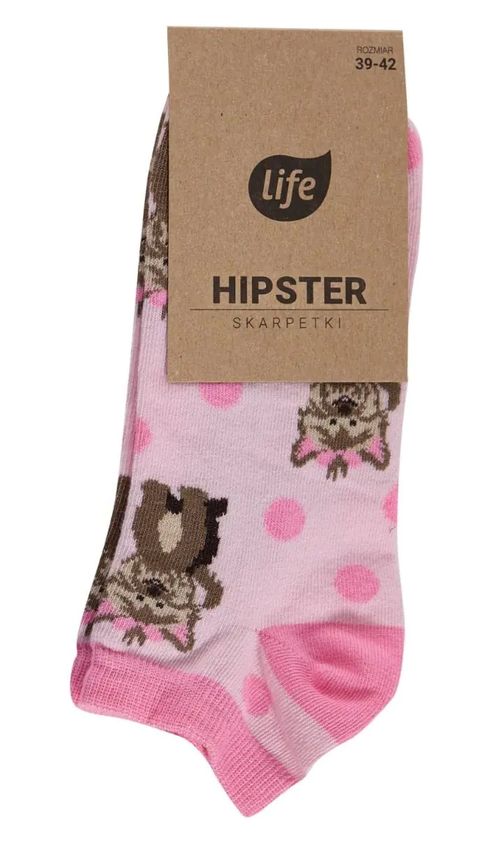 Life Hipster Yorkshire Terrier Hunde - Bomulds Ankelsokker Størrelser 35-38