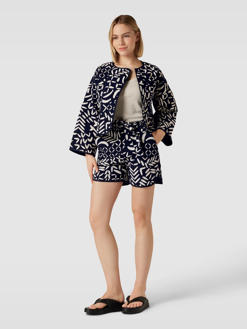 Shorts in Stepp-Design Modell 'IRMOON' in marineblau