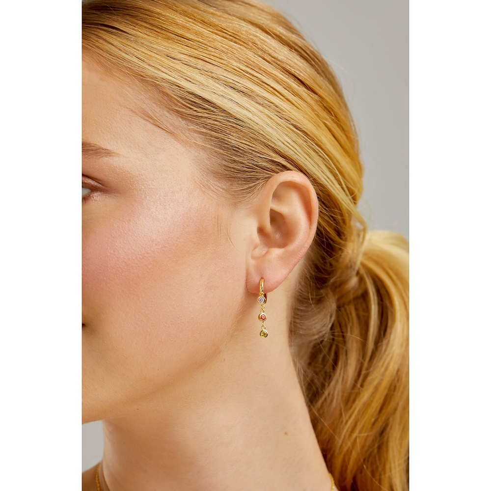 caï Créoles 925 Argent Boucles d'oreilles