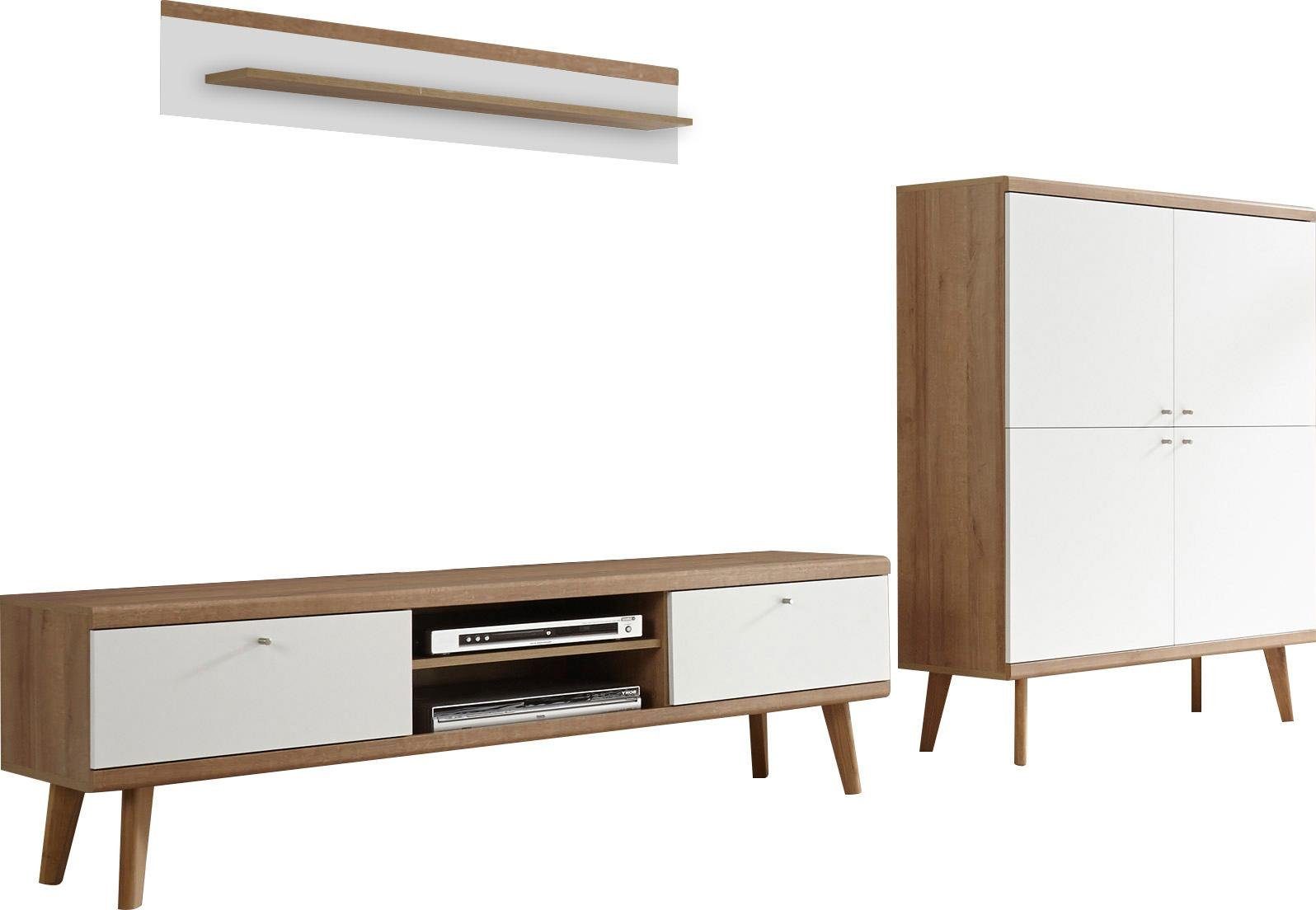 andas Wohnwand Merle, (Set, 3-St), aus der freundin Home Collection