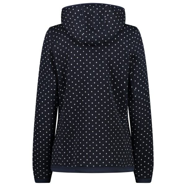 CMP - Women's Jacket Fix Hood Jacquard Knitted 33H1966 - Fleecejacke