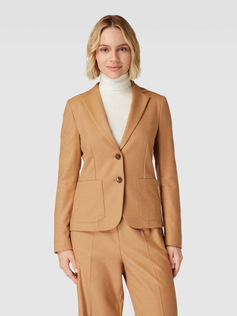Blazer mit 2-Knopfleiste Modell 'Jonalahra' in camel