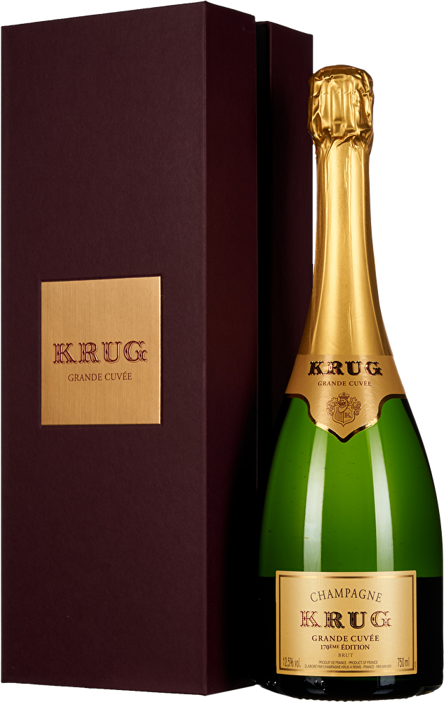 Krug Champagne Brut Grande Cuvée im Geschenkkarton