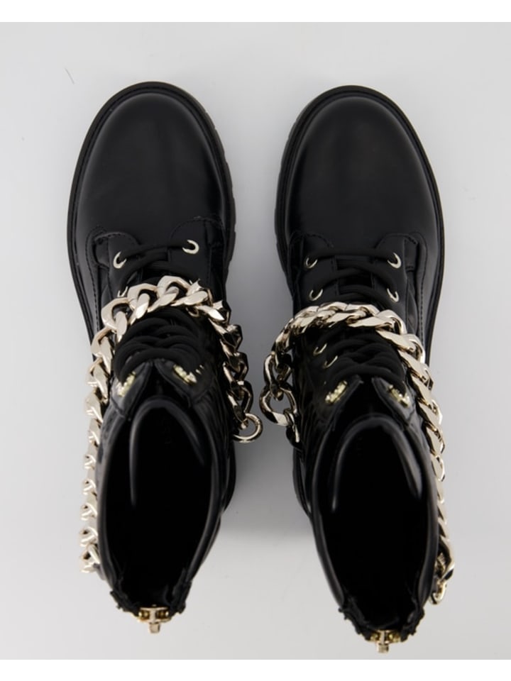 Guess Schnürstiefeletten in Schwarz günstig kaufen