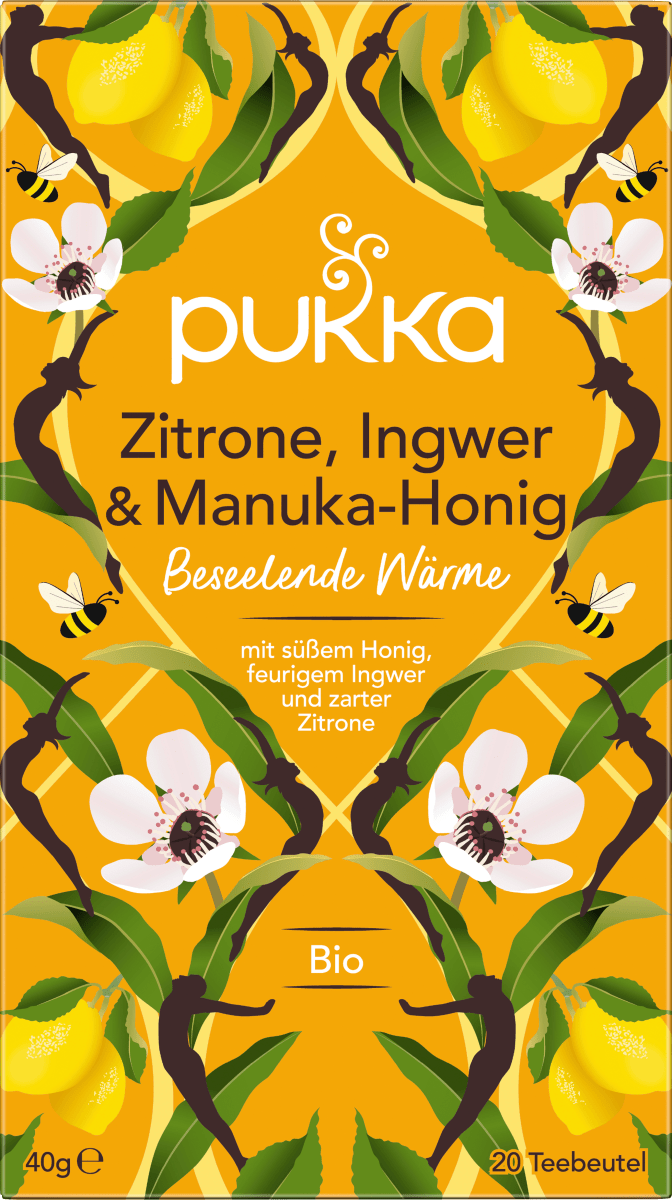 Kräutertee \Zitrone, Ingwer & Manuka-Honig\