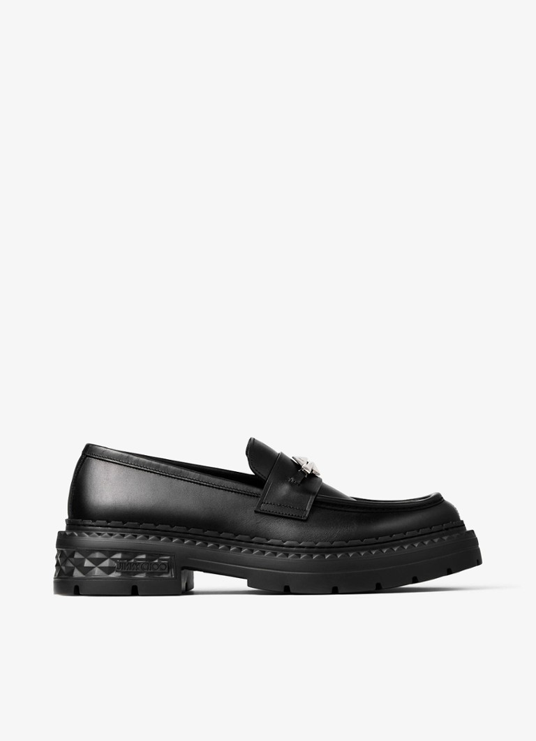Mocassins Jimmy Choo Marlow Diamond/F da Kalfsleer