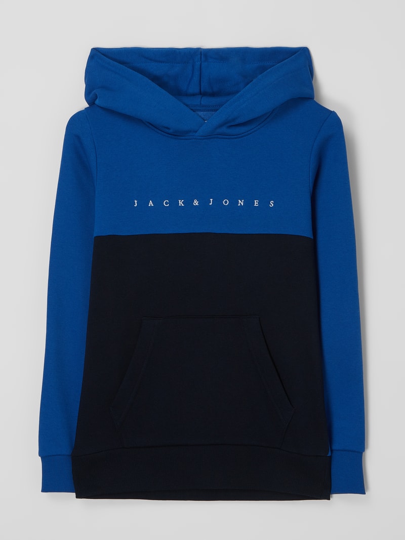 Hoodie aus Baumwollmischung Modell 'Copenhagen' in marineblau