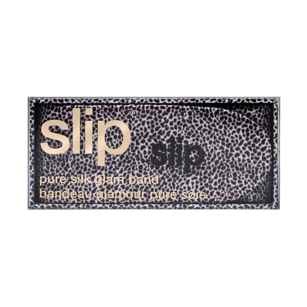 slip bandeau glam pure soie slip - léopard bandeau glam