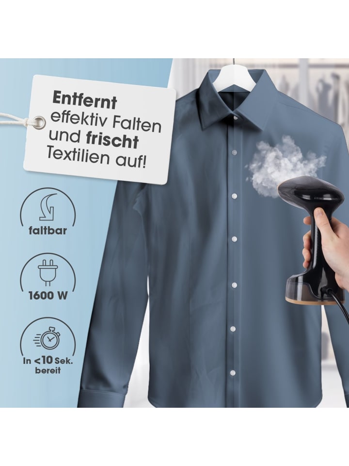 CLEANmaxx CLEANmaxx 2in1-Dampfbürste - Hemden, Blusen & Co. easy auffrischen & entknitter günstig kaufen onesize