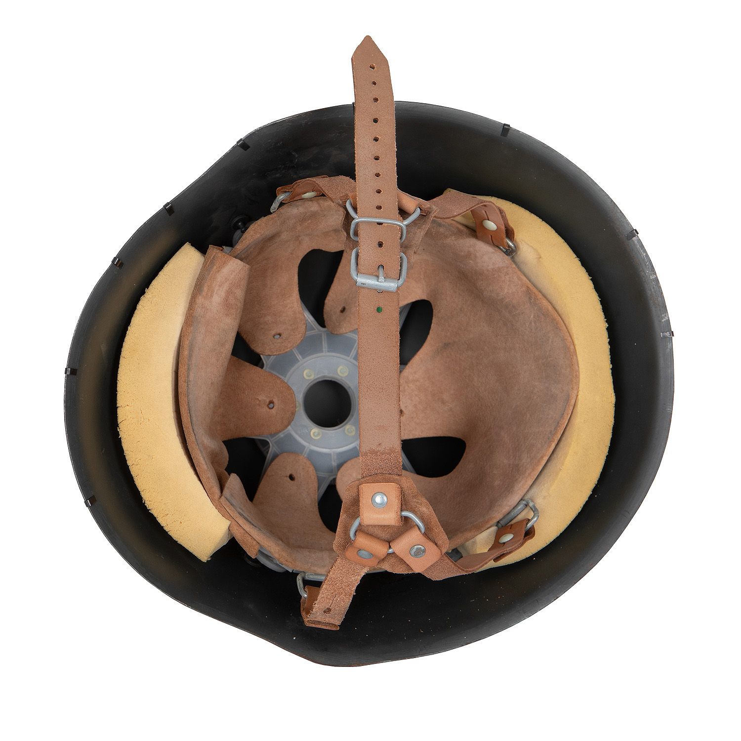 NVA Stahlhelm m. Tarnnetz gebraucht