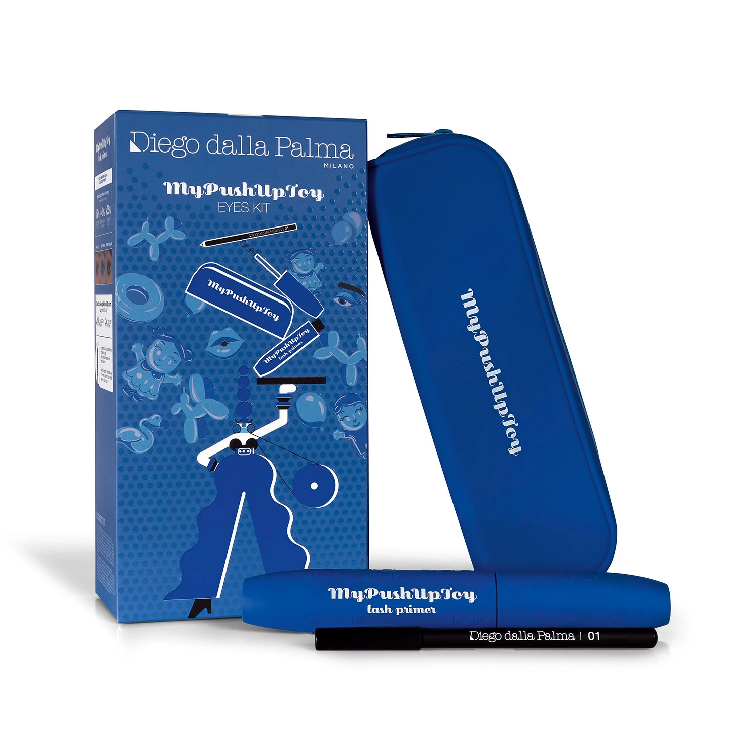 Mypushuptoy Eyes Kit Mascara - Makeupsæt, Mascarabase, Øjenblyant