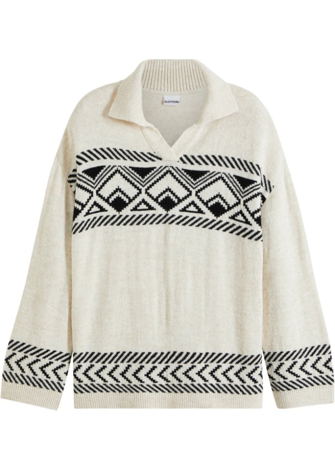 gemusterter Pullover