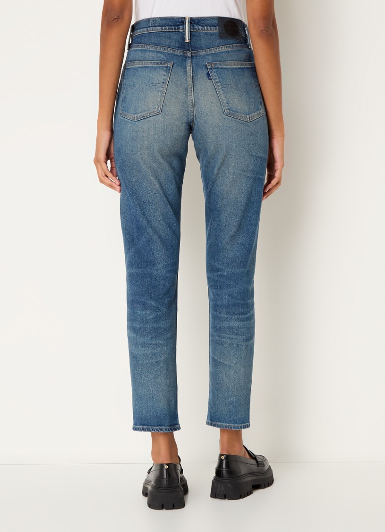 Levi's High waist slim fit cropped jeans with medium wash