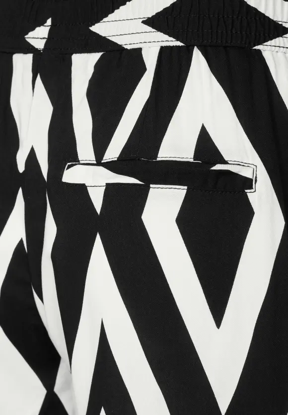Street One Loose Fit Hose mit Print
