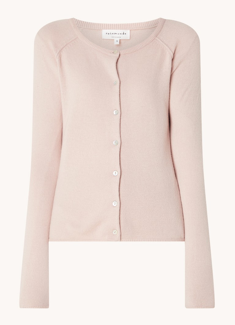 Rosemunde Fine-knit cardigan in cashmere blend