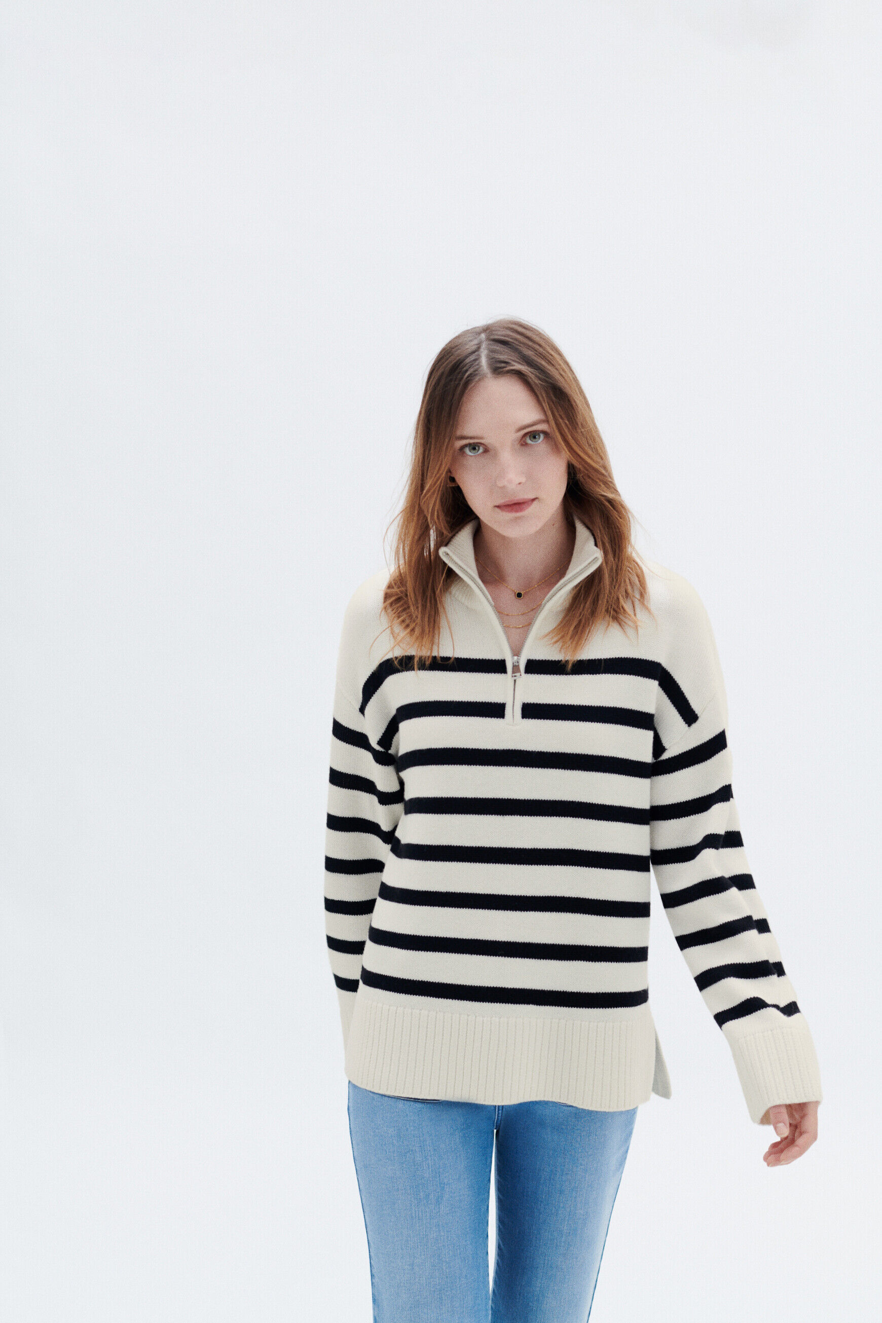 Pull maribel ivoire femme