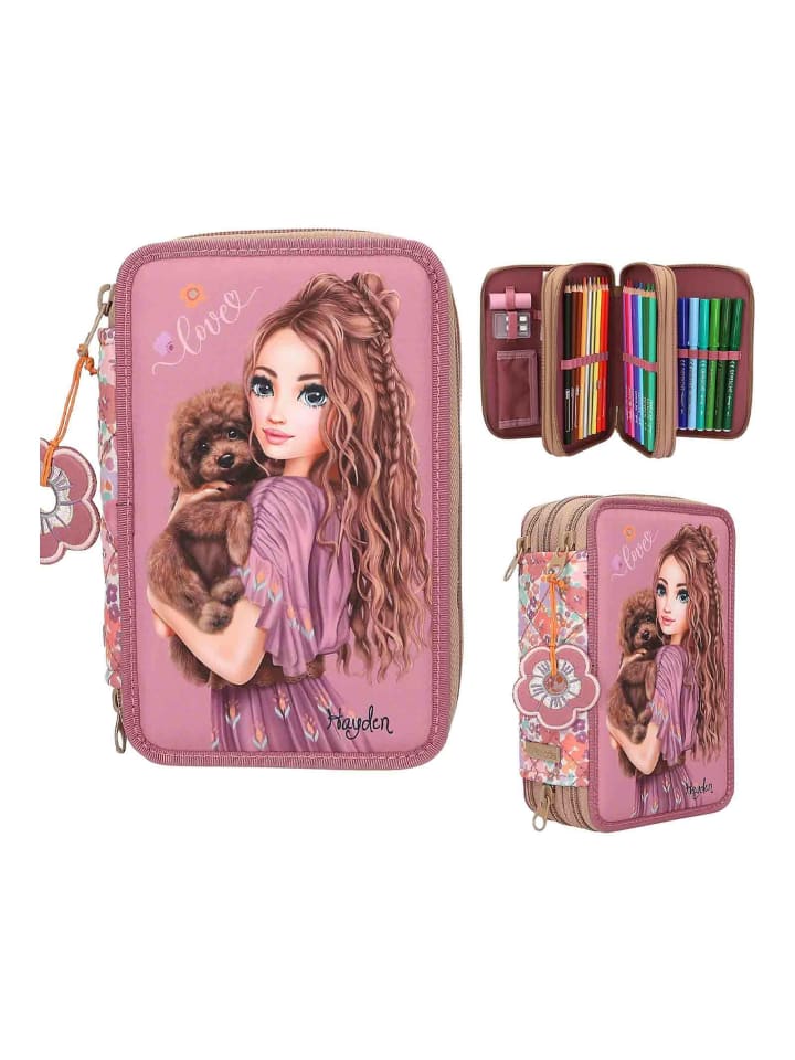 Depesche 3-Fach Federtasche TOPModel 7,5 x 13 x 20 cm in bunt günstig kaufen onesize