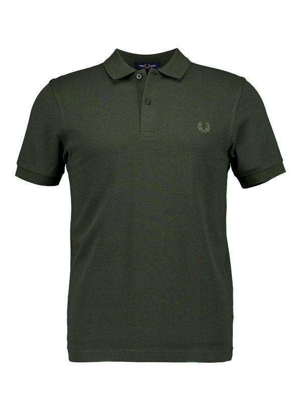 Fred Perry, Polo-Shirt, Baumwoll-Piqué, jägergrün