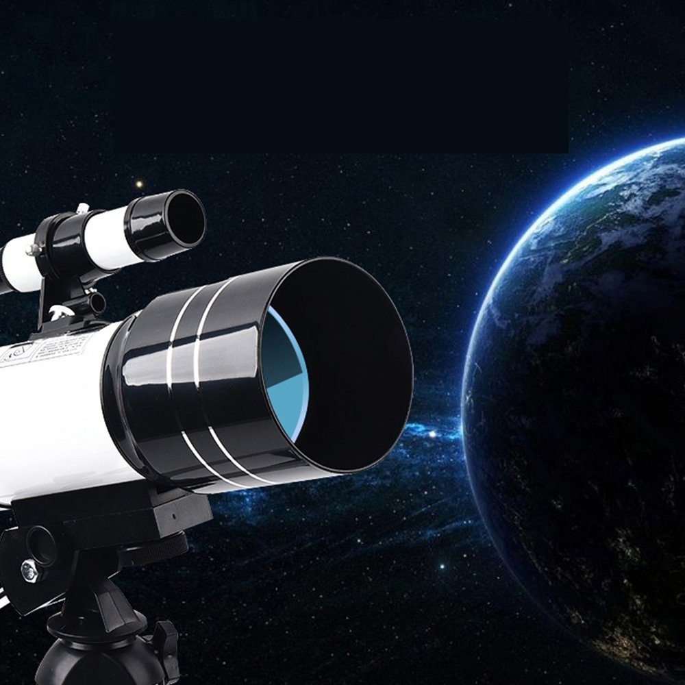 AKKEE Teleskop Teleskop Astronomie Teleskope für Kinder Erwachsene, 70 mm Blenden-Refraktor-Teleskope tragbares Reise-Teleskop