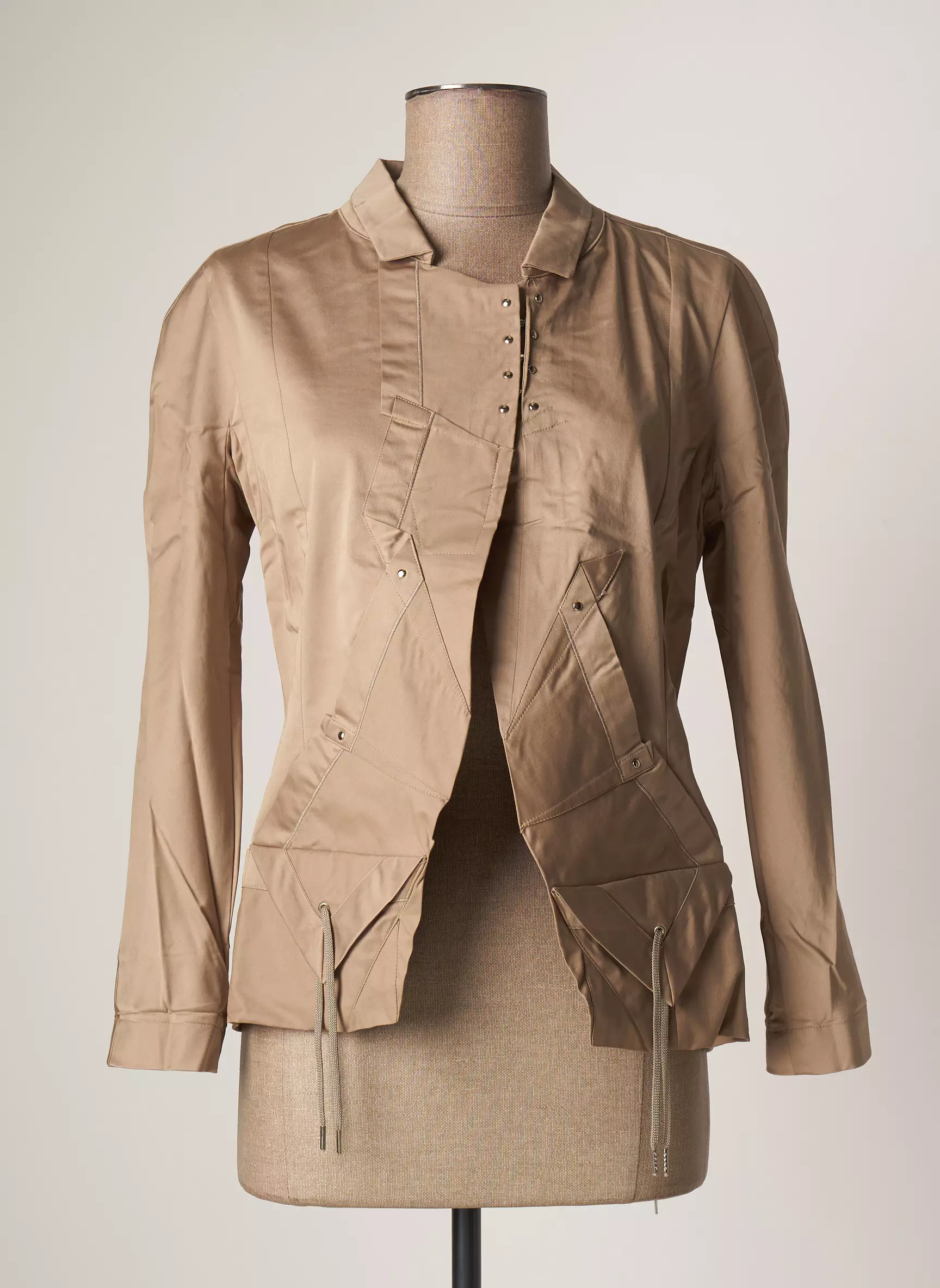 Marithe Francois Girbaud Vestecasual Femme couleur beige