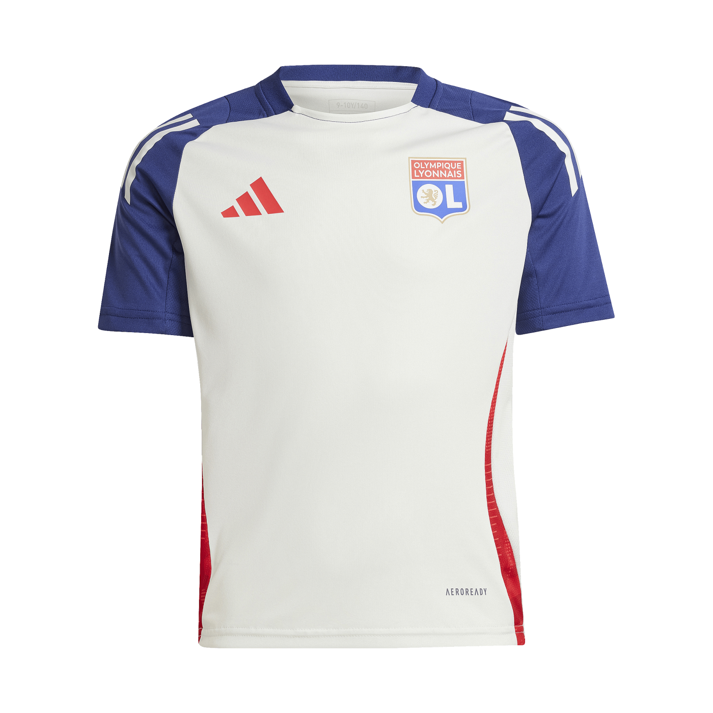 adidas Olympique Lyon Trainingsshirt Kids Weiss