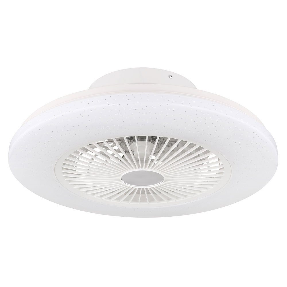 etc-shop Deckenventilator, LED Deckenventilator inkl. Fernbedienung Sterneneffekt Dimmbar