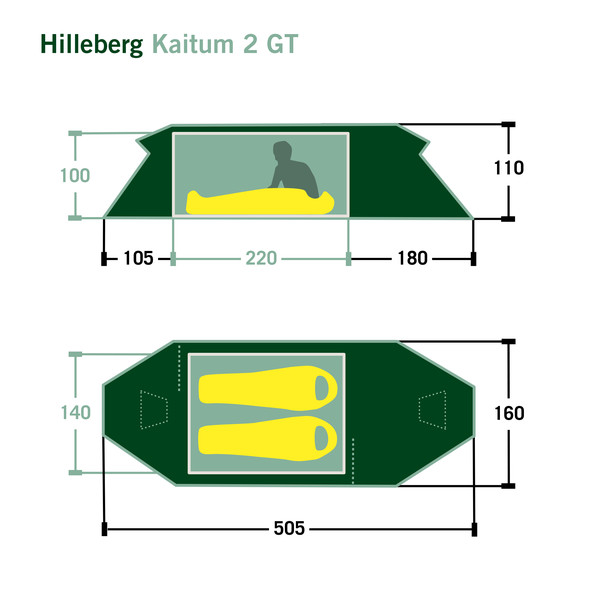 KAITUM 2 GT - Tunnelzelt
