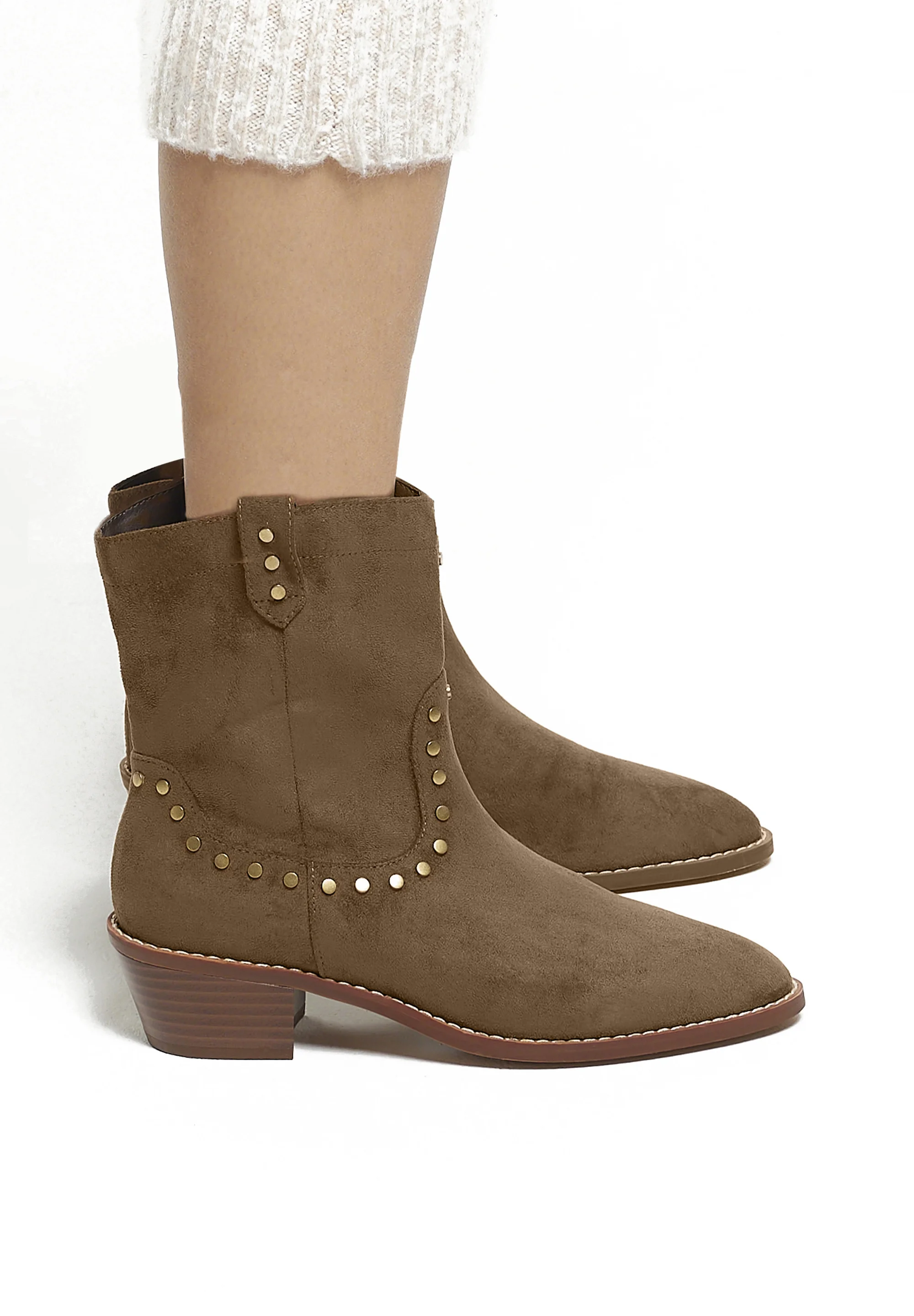 Botas texanas/de motociclista River Island