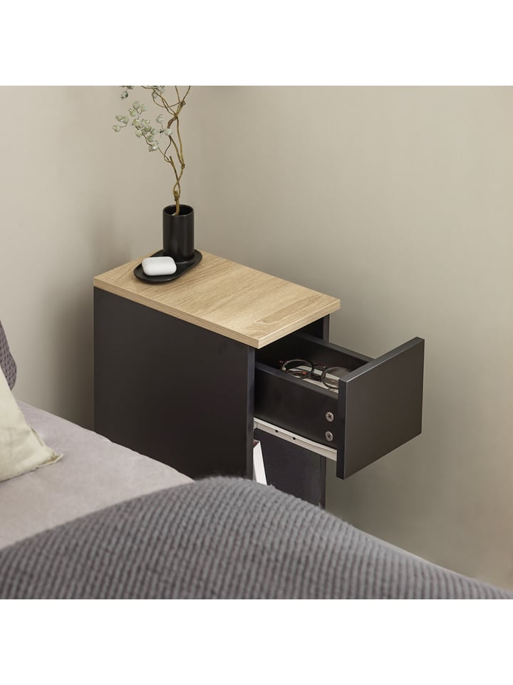 SoBuy Nachttisch in Schawrz - (B)20 x (H)60 x (T)35cm günstig kaufen onesize