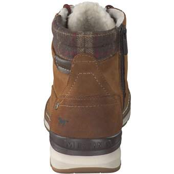 Mustang Schnür Boots in braun
