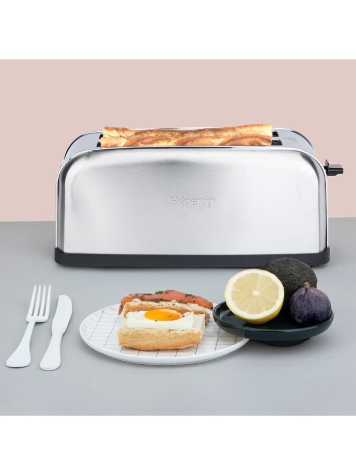 HKoenig Toaster TOAS28 in Silber günstig kaufen onesize