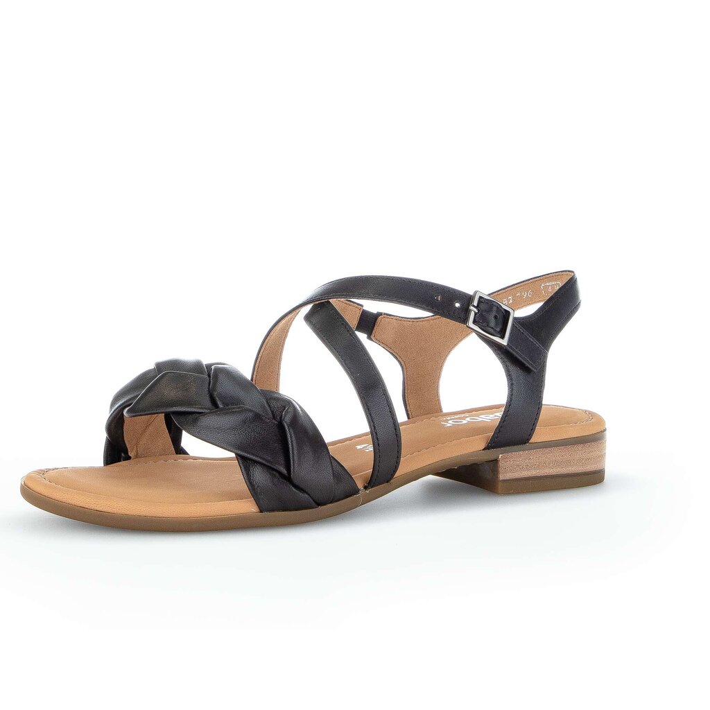 Gabor comfort Riemchensandale schwarz