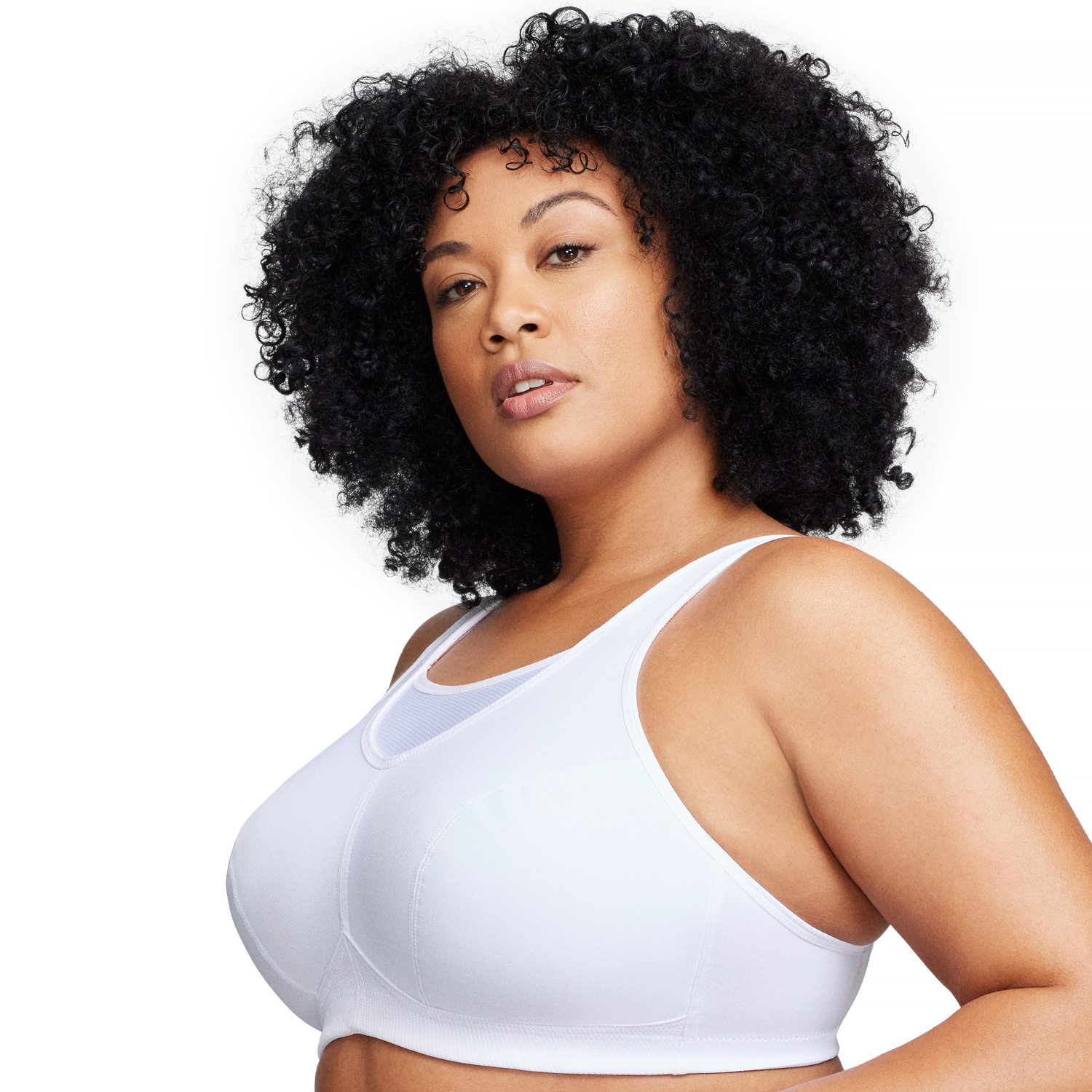 Sport-Bustier mit bestem Halt - Weiß