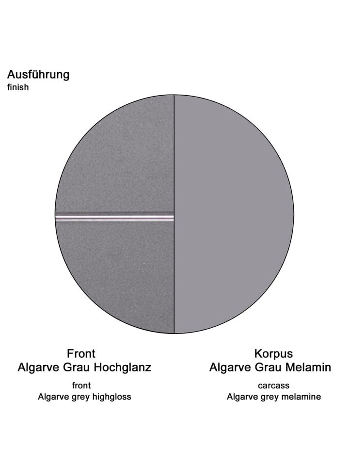 ebuy24 Badschrank AmandaMandoBea Grau 73 x 31 cm günstig kaufen onesize
