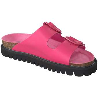 Genuins Galia Leather Pantolette in pink