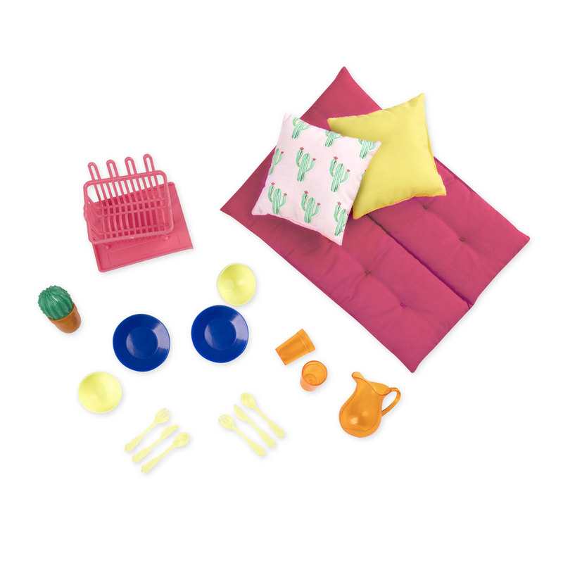 Caravane et ses accessoires pour poupée Our Generation