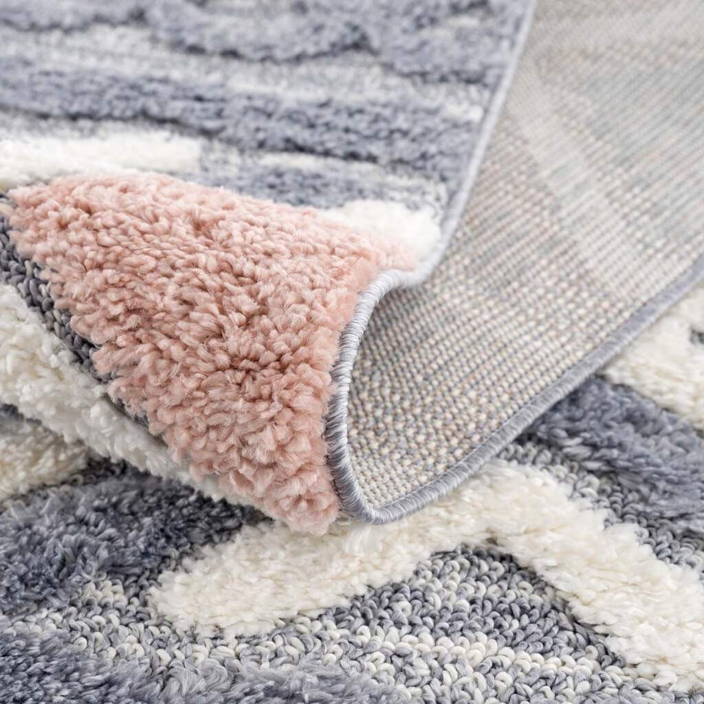 Hochflor-Läufer Focus 3382, Carpet City, rechteckig, Höhe: 20 mm, Boho-Teppich, besonders weich, Hoch Tief Struktur, Wohnzimmer