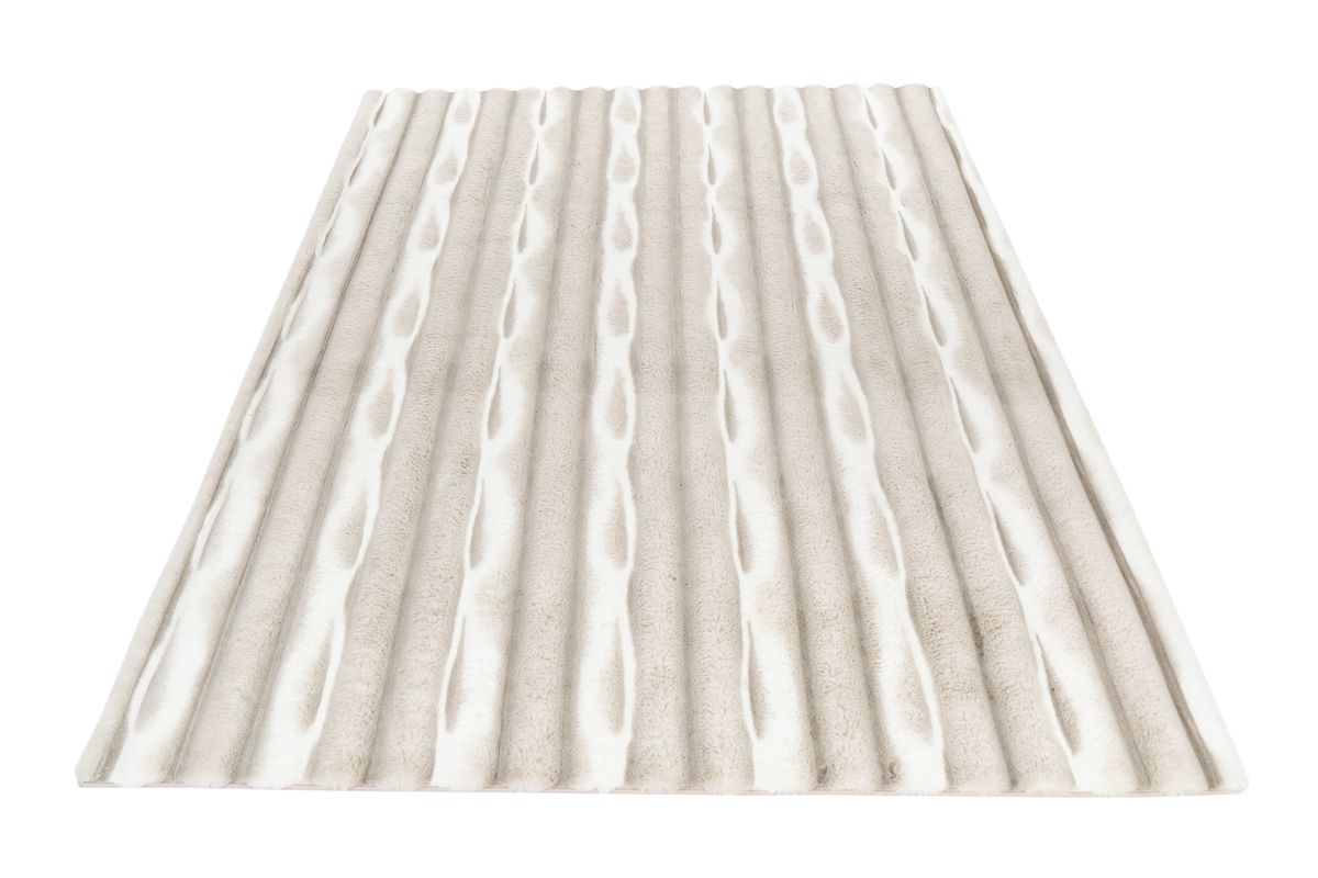 Kunstfell Waves Taupe 80 x 150 cm