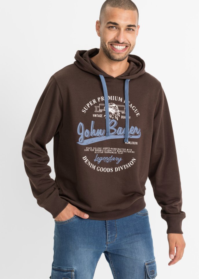 Kapuzensweatshirt mit Komfortschnitt
