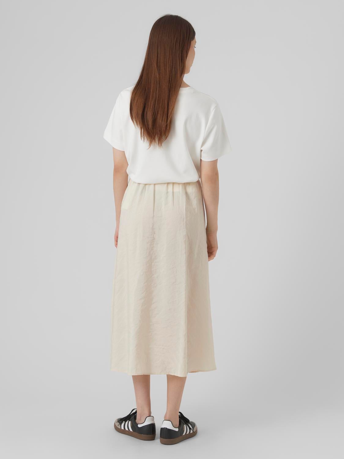 VMFLORENCE Hohe Taille Langer Rock