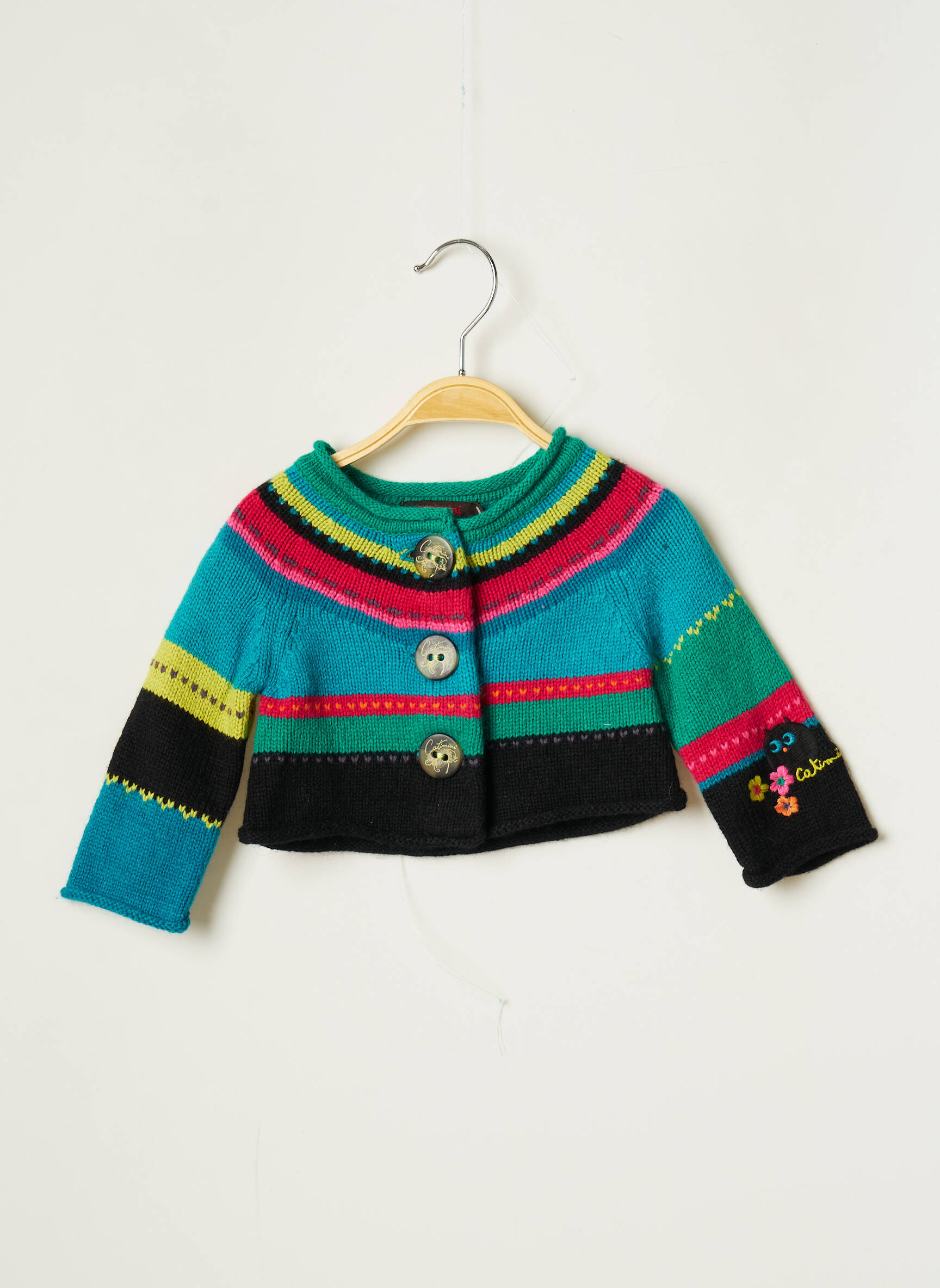 Catimini Fine Maille Fille couleur bleu