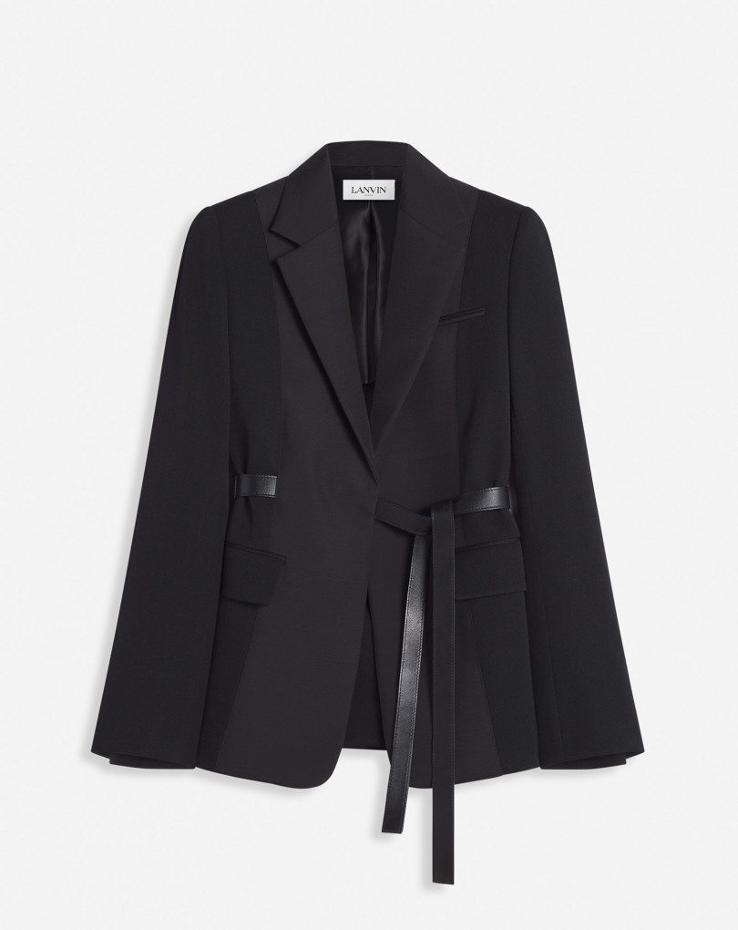 VESTE TAILLEUR CEINTURÉE