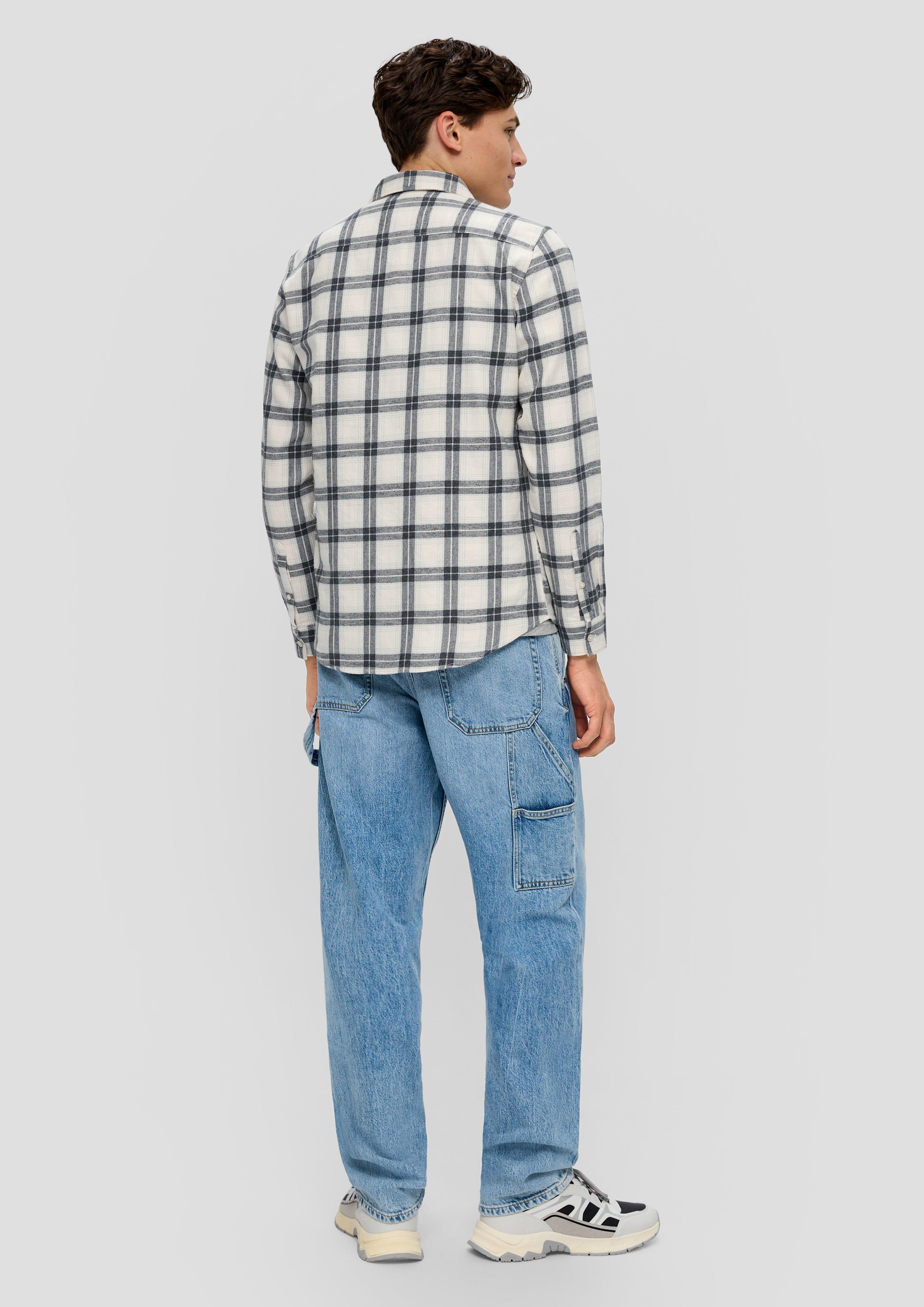 Slim: Hemd aus Twill  2138745-02N0