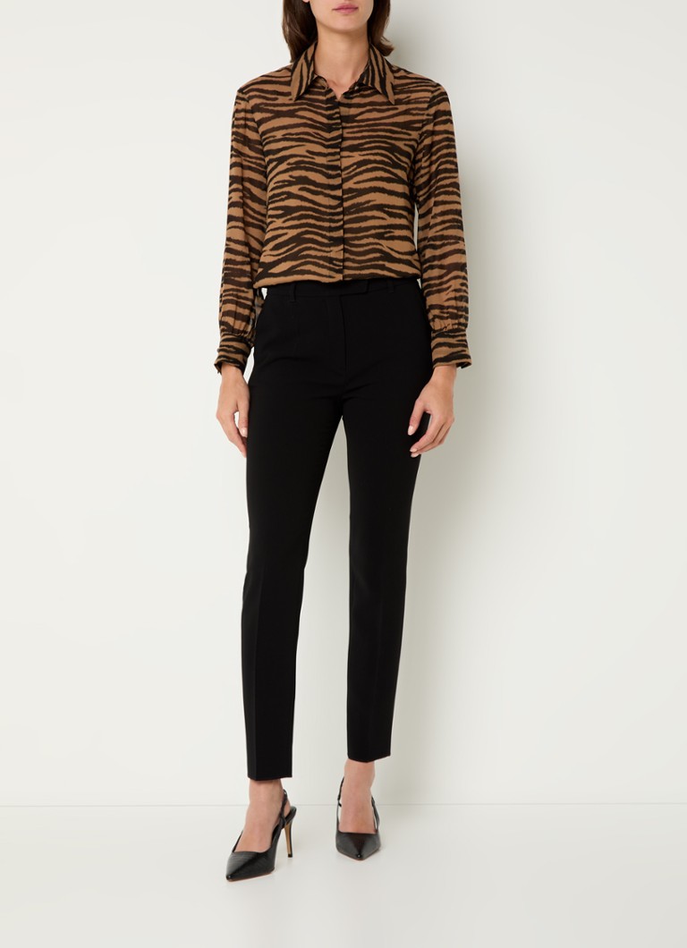 Ημιδιάφανη μεταξωτή μπλούζα MaxMara Valzer
