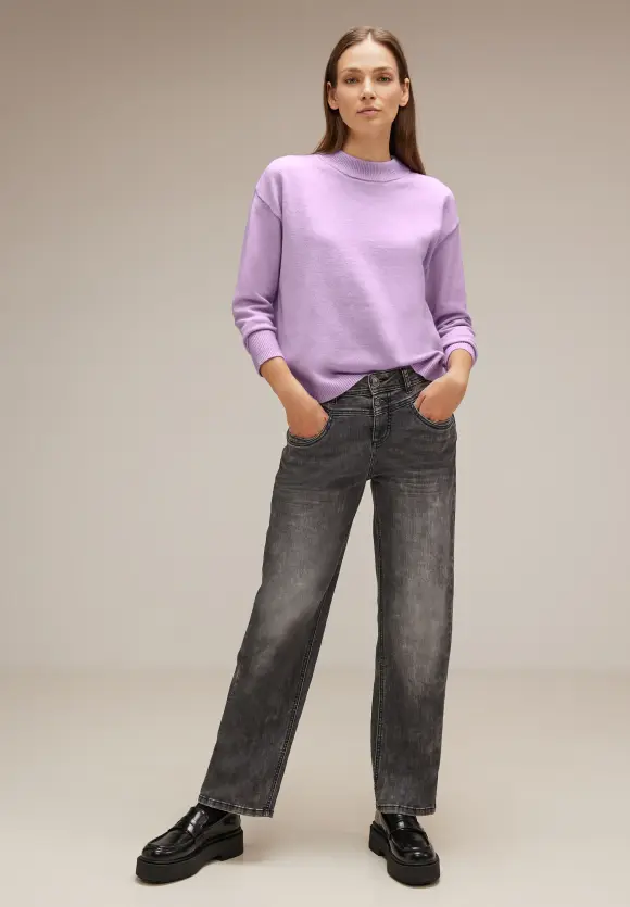 Street One Stehkragen Pullover