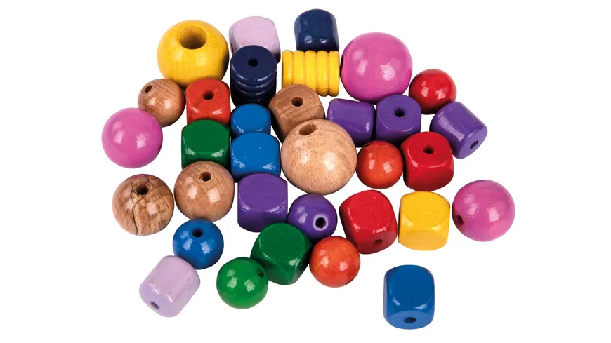 Rayher Holzperlen bunt, 350g 350 g