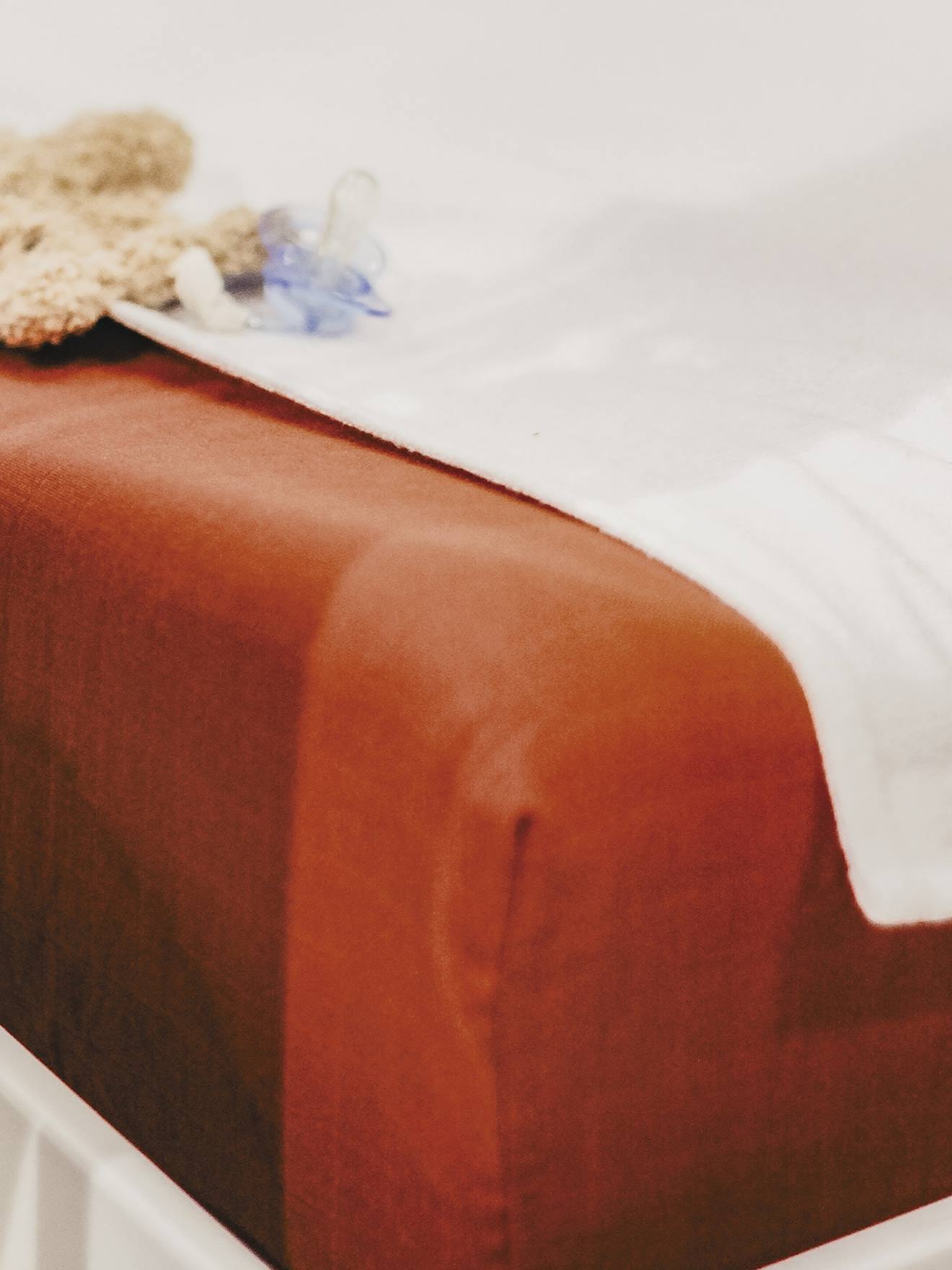 Housse BEABA Sofalange Oeko-Tex® avec serviette amovible brique