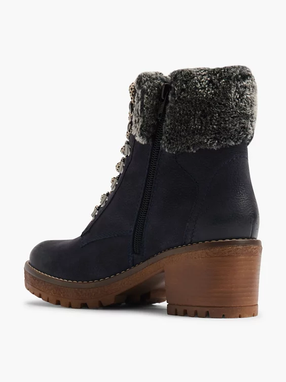 5th Avenue Leder Schnürstiefelette