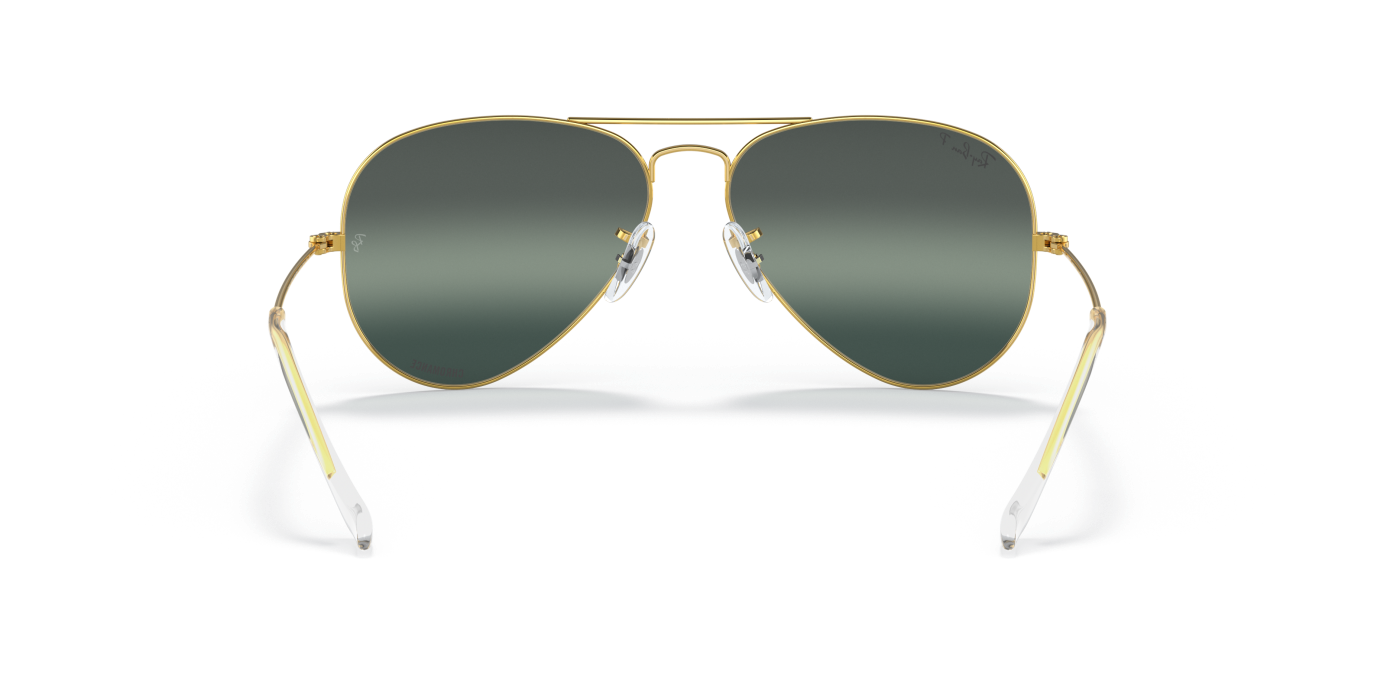 AVIATOR CHROMANCE - Auriu lustruit, argintiu/albastru